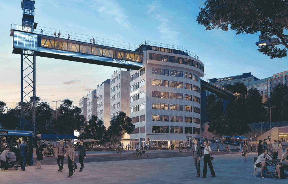 Digital bygglogistik under renoveringen av Katarinahuset